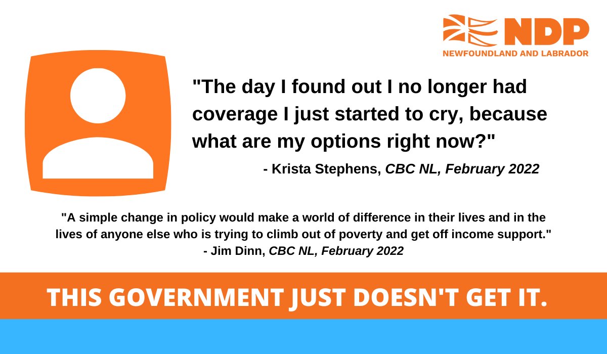 NLNDPCaucus's tweet photo. A St. John’s woman with Type 1 Diabetes on income support took steps to be more employable. Receiving student aid means she has to choose between future employability and injections to keep her vision.

This Government just doesn’t get it.

https://t.co/hvxt0KRSW0
#nlpoli #nlndp https://t.co/gZNSf9xG6F