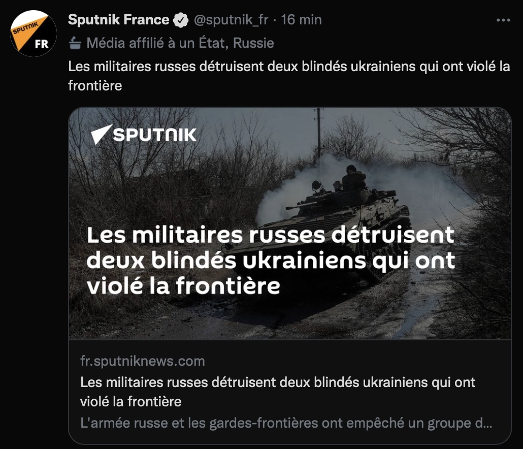 Ça y est, l’Ukraine envahit la Russie.