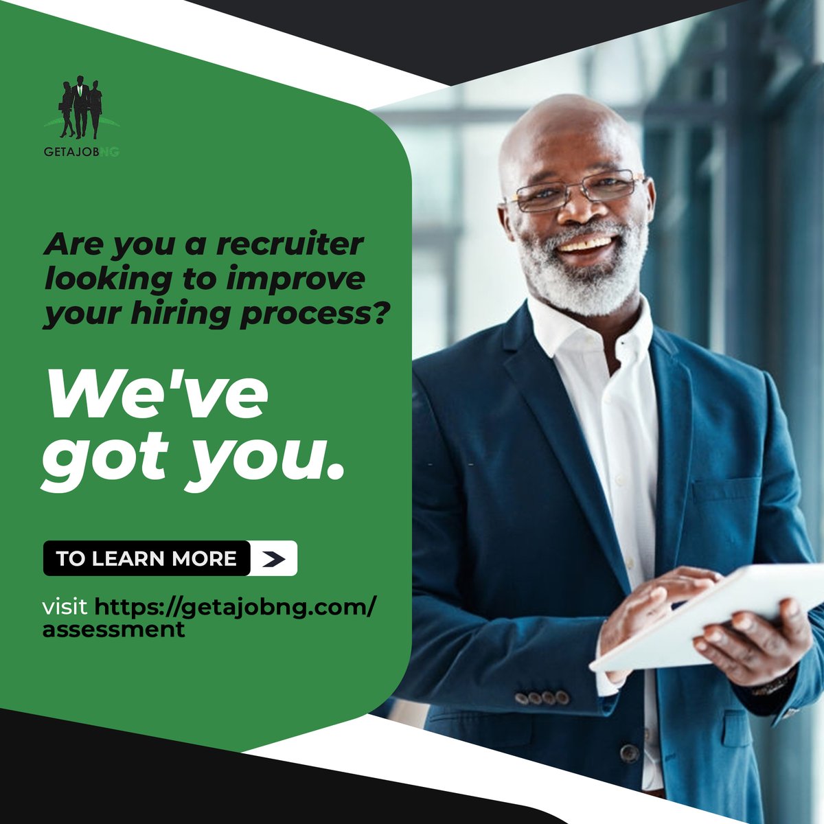getajobngr's tweet image. Are you a recruiter looking to improve your hiring process? We&apos;ve got you.

Use our Assessment platform to assess candidates&apos; on-the-job skills that matter to your business.

To learn more, visit getajobng.com/assessment

For more enquiries, send an email to info@getajobng.com