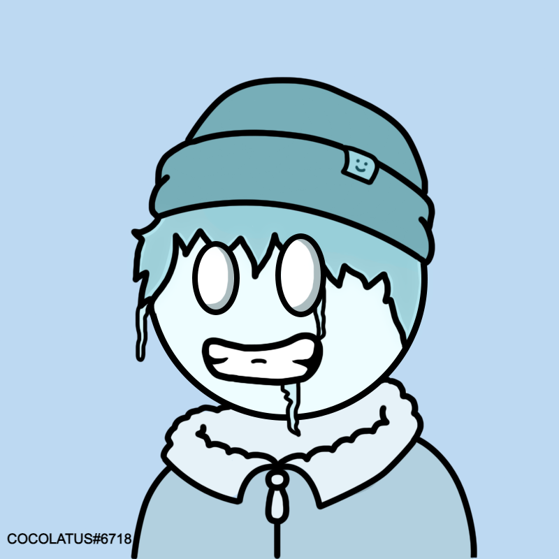 Cocolatus420's tweet photo. Feels cold today, brrr...
@DentedFeelsNFT @Dentinmyhead @NoKapRich @simonbuidl @RachelWolchin #NFT #FANART #nftart https://t.co/Ea2aFSgxlw