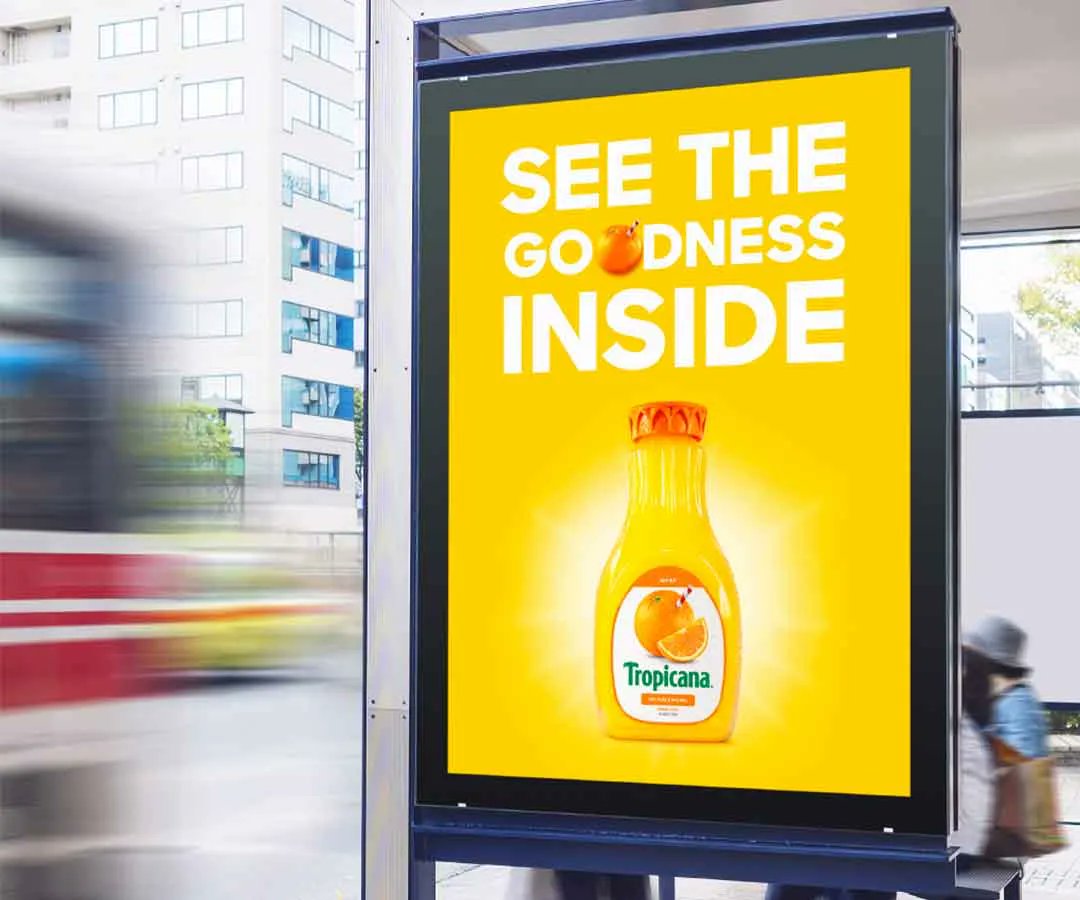 New look, same great taste. Follow the link to learn about our work with Tropicana and how we have helped ensure their products stand out on shelves: bit.ly/3qDkYYY