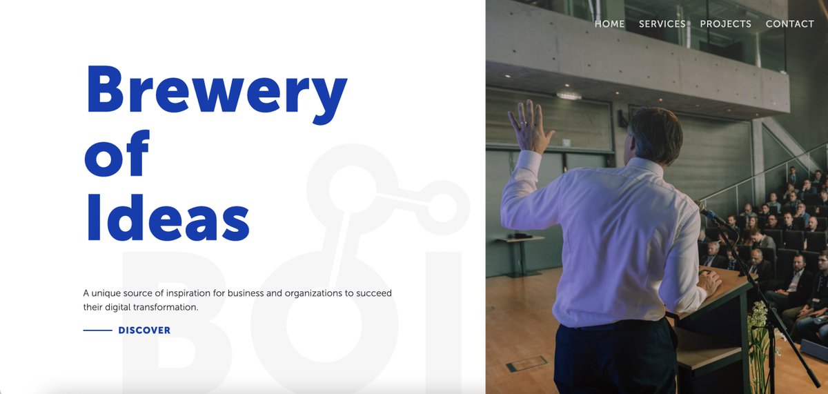 It's finally here! We are proud to present our new website. Designed and built by our developer Sören Wagemans.

Thanks to this this new look you will get an even better overview of what's to come in 2022!

Take a look at: breweryofideas.be

#breweryofideas #BOI #newWebsite