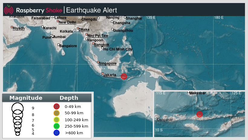 raspishakEQ's tweet photo. Preliminary M5.0 #earthquake 37km/23miles from #Riung, in #Indonesia, 2022-02-21 13:06 UTC by @raspishake network.

Join the largest #CitizenScience #seismograph community ➡️ https://t.co/Y5O0dgJqJF

EVENT ➡️ https://t.co/hvs7hJhhxv https://t.co/byNlyHEAbG