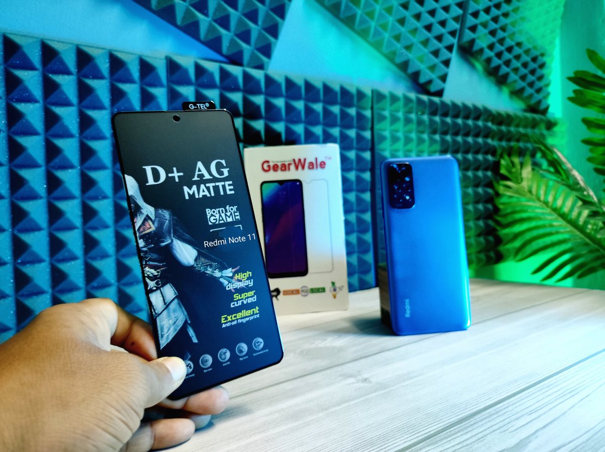 ashishnayakone's tweet image. Another One (Matte Screen Guard) Received from @GearWaleIN  For my #RedmiNote11 
#Screenguard #Matteglass #RedmiNoteSeries