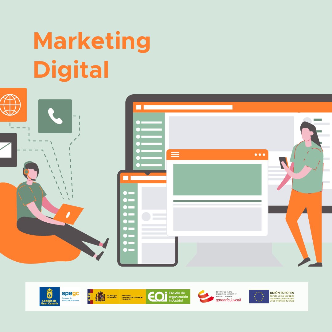 SPEGC's tweet photo. ¿Quieres conocer las últimas tendencias en publicidad digital?

Inscríbete en la  11ª edición de nuestro curso de Marketing Digital👇
https://t.co/OsK9mS06pW

#marketingdigital #marketingonline #redessocialesparanegocios #redessociales #publicidaddigital #SPEGC @eoi https://t.co/EjWvJyk1ph