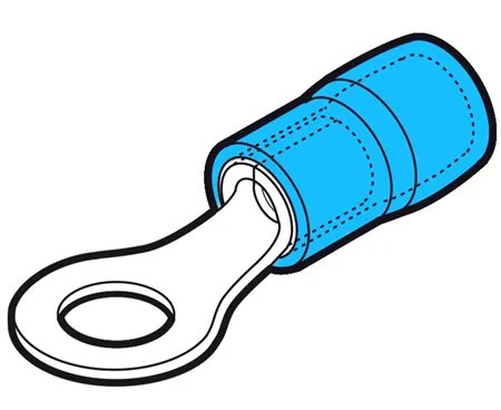 MajorElectronix's tweet image. The Cembre BKY-M12 ring terminal is insulated with a blue reinforced polyamide. It accepts 16-14 AWG wire and has a 1/2&quot; stud size with an operating temperature of -20 C to 105 C (-4 F to 221 F). #Cembre #RingTerminal buff.ly/3I9l411