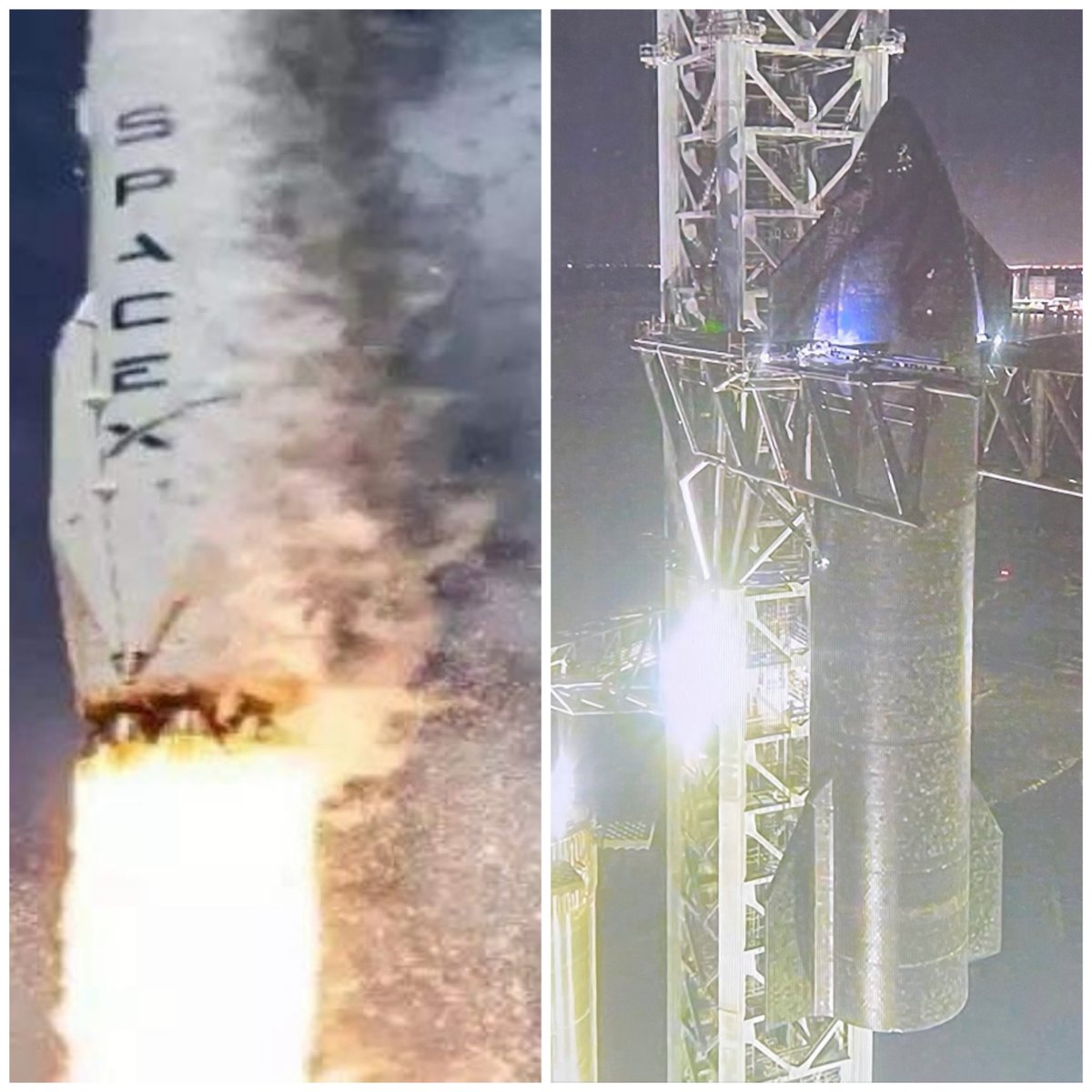 biying915's tweet photo. @elonmusk Compared with the failure of the first launch. Now it can be recycled! https://t.co/PJu8KQYqJ4