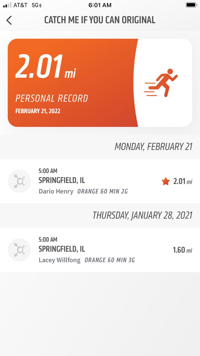 DanWCoxEdge's tweet photo. Never miss a Monday! Hit a PR on “Catch Me If You Can” less than 24 hours after the AHA 90 minute workout. @orangetheory #BuildSchools #fitleaders #getafterit https://t.co/pVXJbMC9g1