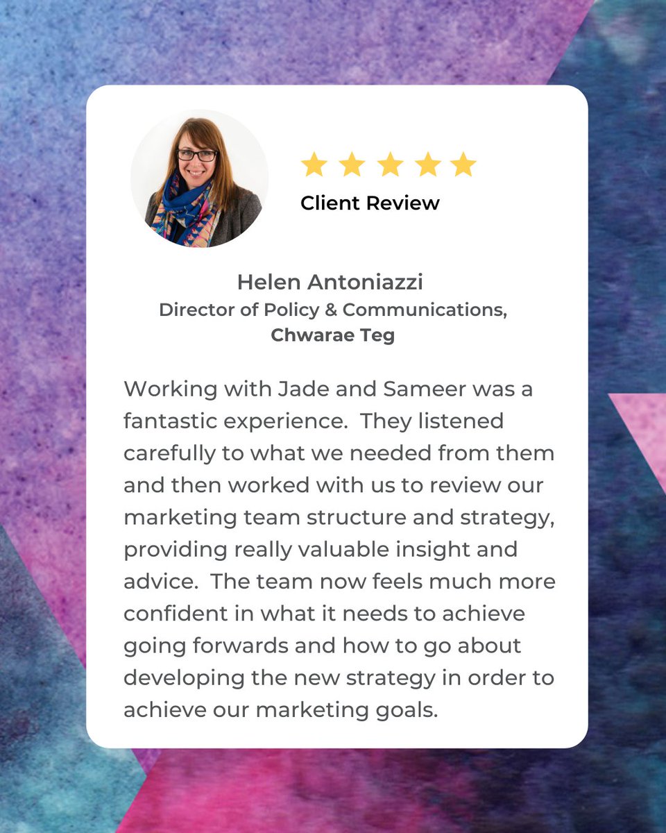 JadeTambini's tweet image. Tambini Marketing was recently hired to conduct a thorough Marketing &amp;amp; Communications Audit for @chwaraeteg.

Working with data expert @sameerrahman9, we provided a Skills &amp;amp; Structure Audit to bring clarity to their current structure and set up.

Thanks for the kind review Helen!