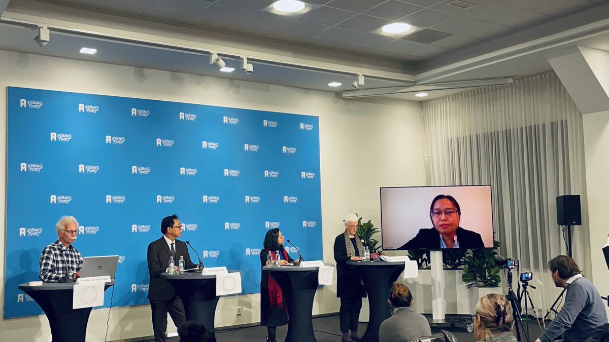 At the press conference today, I reaffirmed my government’s position to bring justice for the Rohingyas victims of the military violence. As the government of #Myanmar, we are acutely conscience of this suffering and suffering of different ethnic groups.