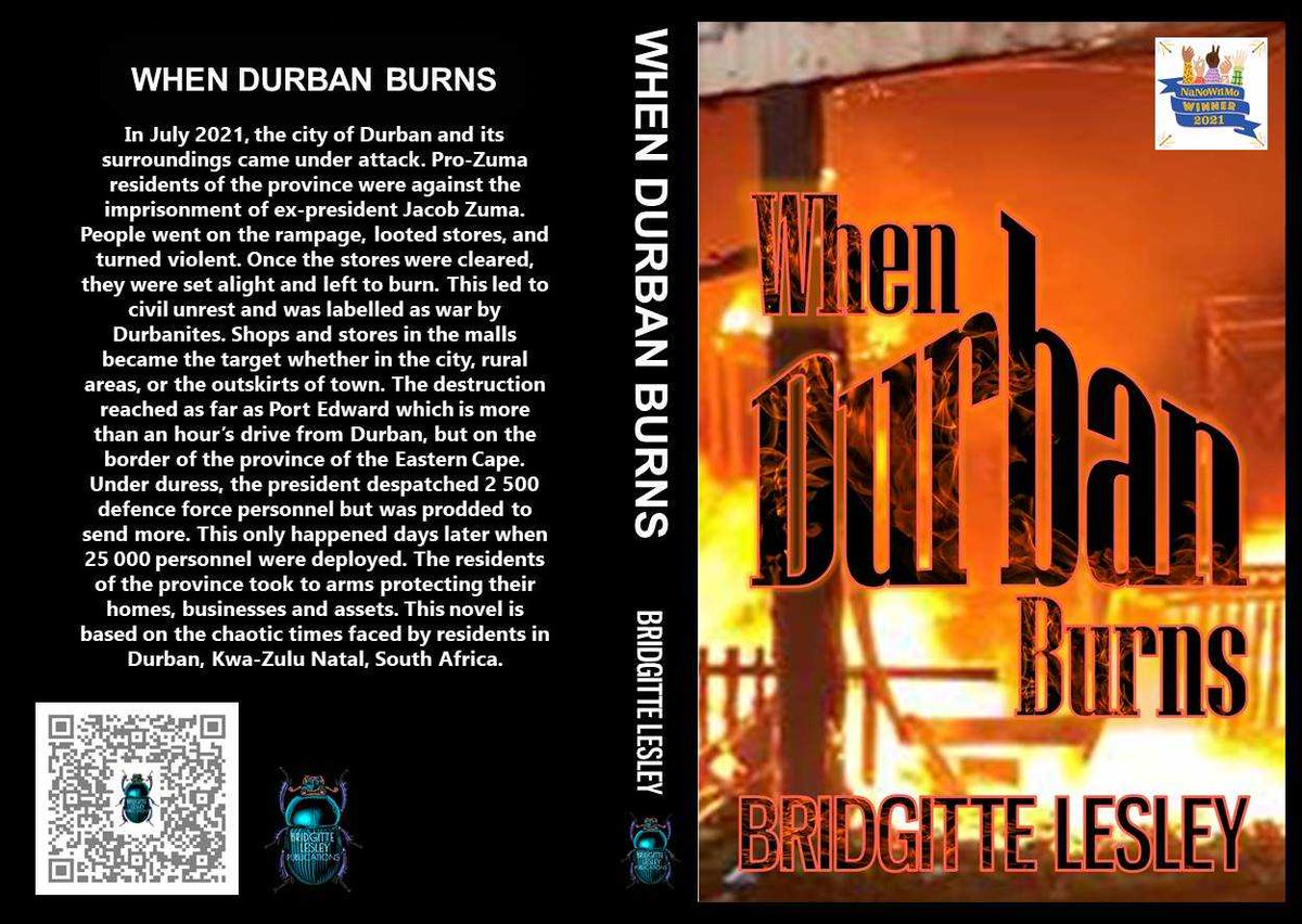 BridgitteLesley's tweet image. When fear and uncertainty set in, expect the unexpected!
★WHEN DURBAN BURNS★
- -
➡️bit.ly/3AGTu89


#ASMSG #booknerdheaven
&quot;@BridgitteLesley bridgittelesley.wordpress.com
&quot;#IARTG