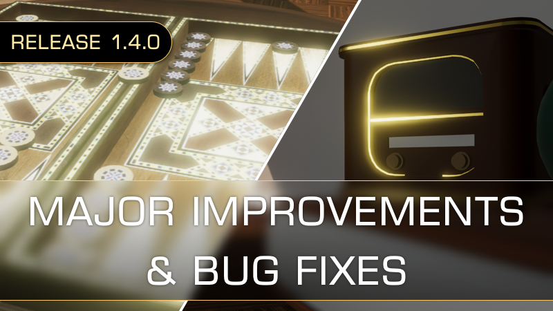 Board Games VR 1.4.0 Available Now!

store.steampowered.com/news/app/72811…

#vr #virtualreality #boardgame #chess #checkers #backgammon #tictactoe #steam #oculus #wmr #quest #steamworks #steamworkshop #release #pcgamer #vrgaming #vrgames #vrgame #vrgamer #vrgameroom #ai #gameai #games #lowpoly