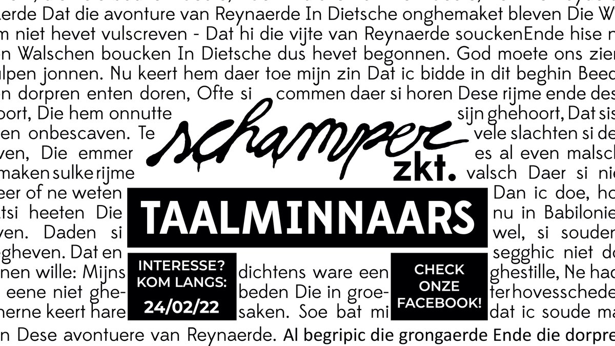 Ben je een Gentse student met een kriebel om te schrijven? Maak je graag foto's of illustraties? Ken je wat van ICT en zoek je een creatieve uitlaatklep? 

Kom dan deze donderdag naar de ledenwerving van Schamper! 

(Vragen of onzekerheden? Onze DM's altijd open!)