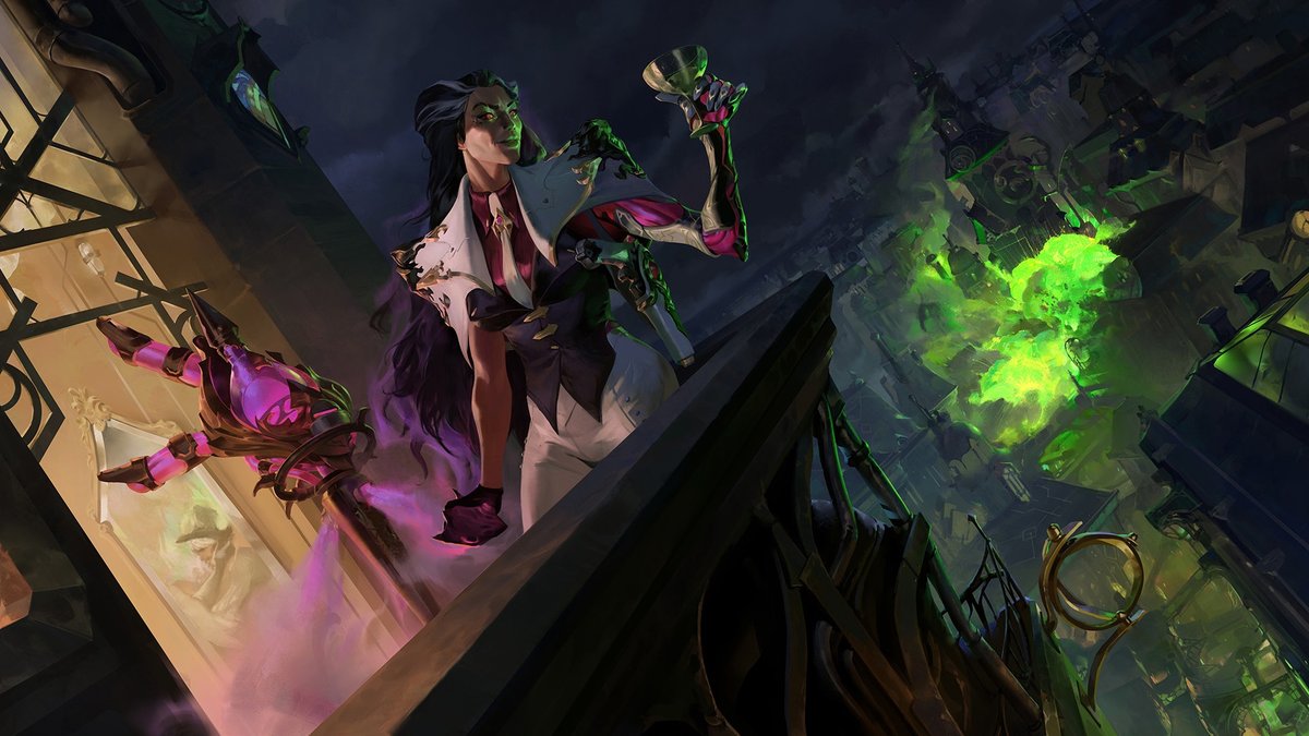 "Рената снимает респиратор. Пустой пилтоверский воздух с каждым вдохом режет ей горло, как стекло, но она продолжает улыбаться".

Не пропустите новый рассказ "С точностью до минуты" 👉🏻 riot.com/3s5dLSp