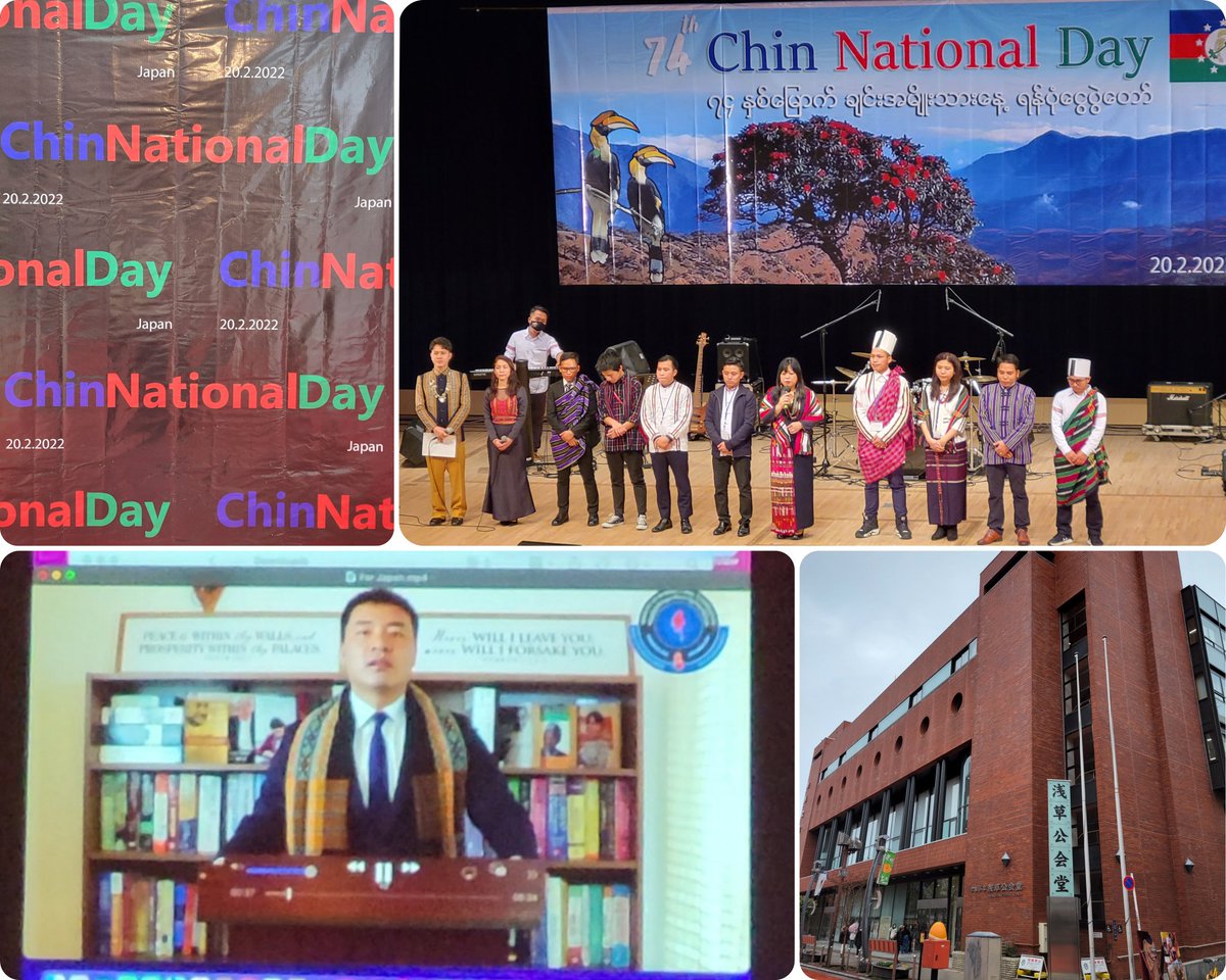 wanaaky's tweet photo. 2/20 #ミャンマー チン族の #Chinnationalday チャリティーイベントへ。どの民族よりも早く民主主義を取り入れたチン族の皆さんには、この日は民主主義を独裁から勝ち取る歴史がつまった重みのある日だそうです。スペシャルサプライズはあの @DrSasa22222
さんでした! #SaveMyanmar
#Savechin https://t.co/DlIyEOSzuM