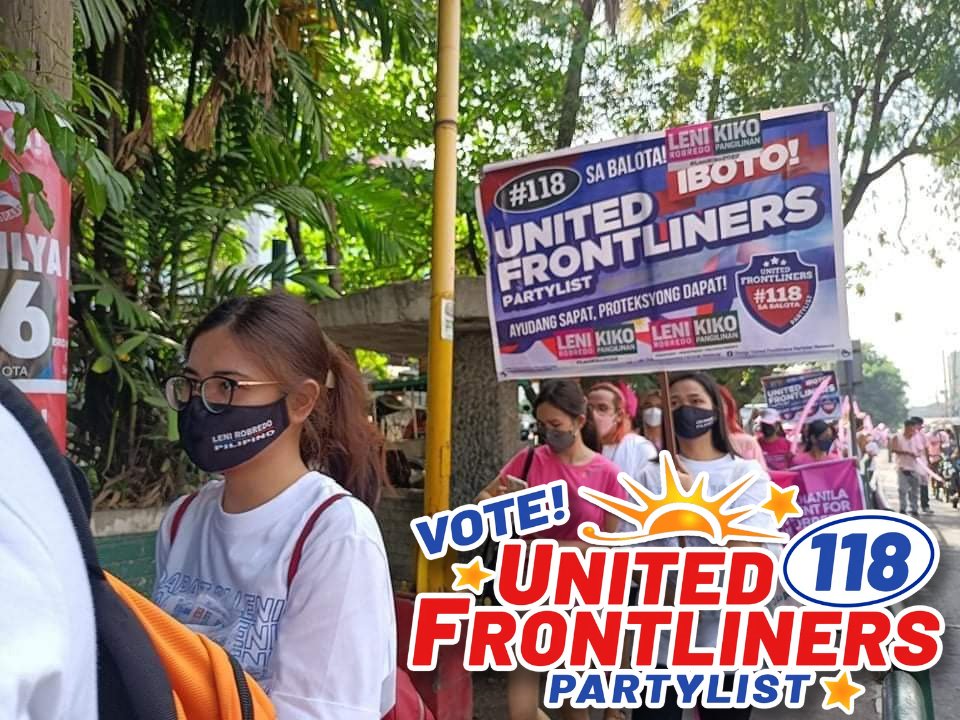 Ufph_2018's tweet photo. IBOTO!!!   UNITED FRONTLINERS PARTYLIST, #118 SA BALOTA!

"Nagkaka1sang boto para sa United Frontliners Partylist" 

Mula sa Navotas hanggang sa Rizal, iisa lang ang pulso ng madla, iisa lang ang hanap-hanap nila, yung partylist na may pagkakaisa. 
#UnitedFrontlinersPartylist https://t.co/I3E6jyJIN5