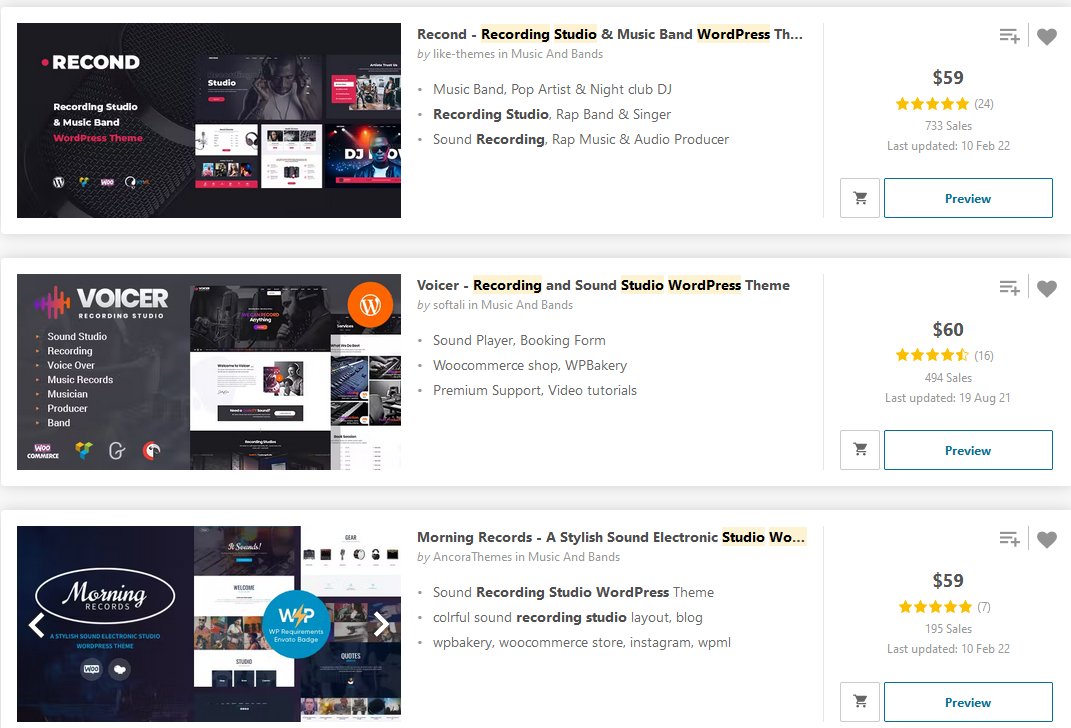 TonyTemplates's tweet photo. 13 #Best #Recording #Studio WordPress Themes
https://t.co/7kuhh70i4j https://t.co/hSdZMjalPR