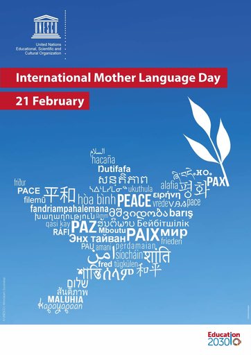 _CLeonard_'s tweet photo. Thank you to Mrs. Crump, our ESL teacher, for reminding us that February 21 is International Mother Language Day!
Multilingual and multicultural societies exist through their languages which transmit and preserve traditional knowledge and cultures in a sustainable way.(UNESCO) https://t.co/dtpXU5qUK9