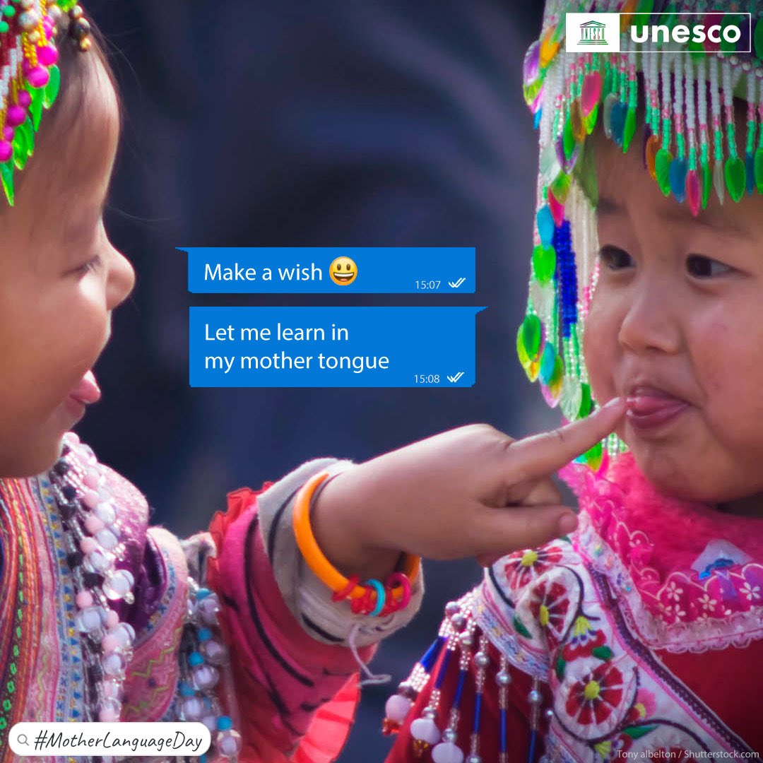 _CLeonard_'s tweet photo. Thank you to Mrs. Crump, our ESL teacher, for reminding us that February 21 is International Mother Language Day!
Multilingual and multicultural societies exist through their languages which transmit and preserve traditional knowledge and cultures in a sustainable way.(UNESCO) https://t.co/dtpXU5qUK9