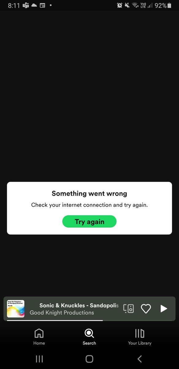 aitcho101's tweet photo. @libsoftiktok @Spotify @joerogan Apparently I have no internet while searching for @joerogan but can post to twitter no problems 🤔 https://t.co/6EdBFbVTEo