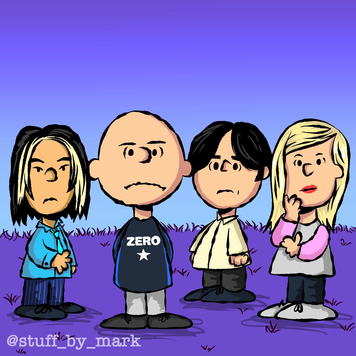 Smashing Pumpkins Caricature