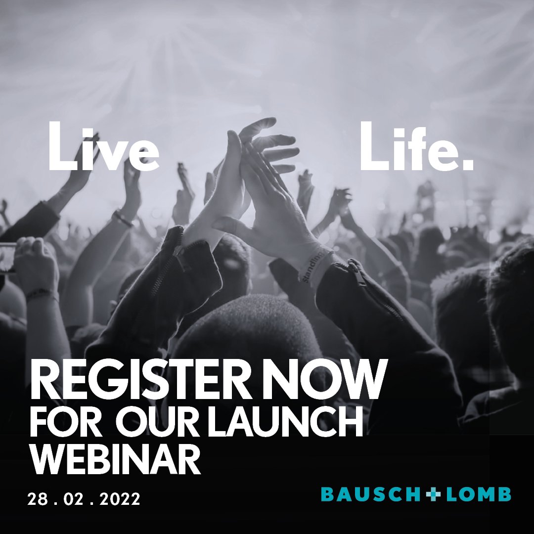 You’re invited to the Bausch + Lomb ULTRA® ONE DAY launch on Monday 28th February at 6pm GMT. Get ready to take your practice further by being part of a whole new lens wearing experience¹ for your patients. Register now bit.ly/UODwebinar
