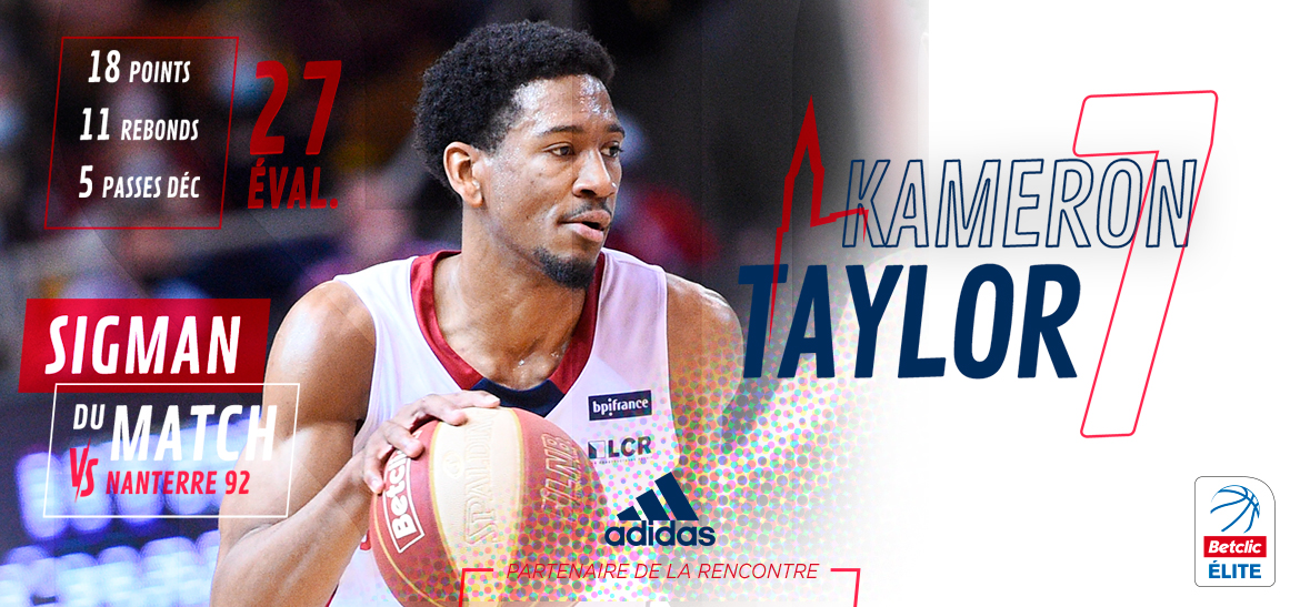 sigstrasbourg's tweet photo. 🥇𝑺𝑰𝑮𝑴𝑨𝑵 𝑫𝑼 𝑴𝑨𝑻𝑪𝑯

🚨Double-double pour @KamTaylor5 qui était sur tous les fronts hier soir 🔥

#gosig #SIGNAN #BetclicELITE https://t.co/GnZZ8ZX5TY