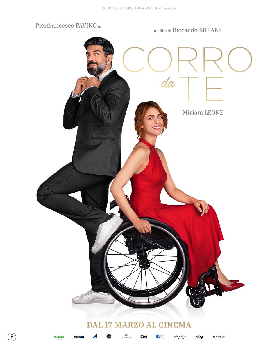 VisionDistrib's tweet photo. In amore vince chi fugge. Ma a volte anche chi rincorre ❤️ 🏃
#CorroDaTe, dal 17 marzo al cinema.
Un film di @ricmilani con @pfavino e #miriamleone.
Una produzione @Wildsidesrl e #VisionDistribution
➡️ https://t.co/mH4j9yZXIg https://t.co/Rteefkcz9G