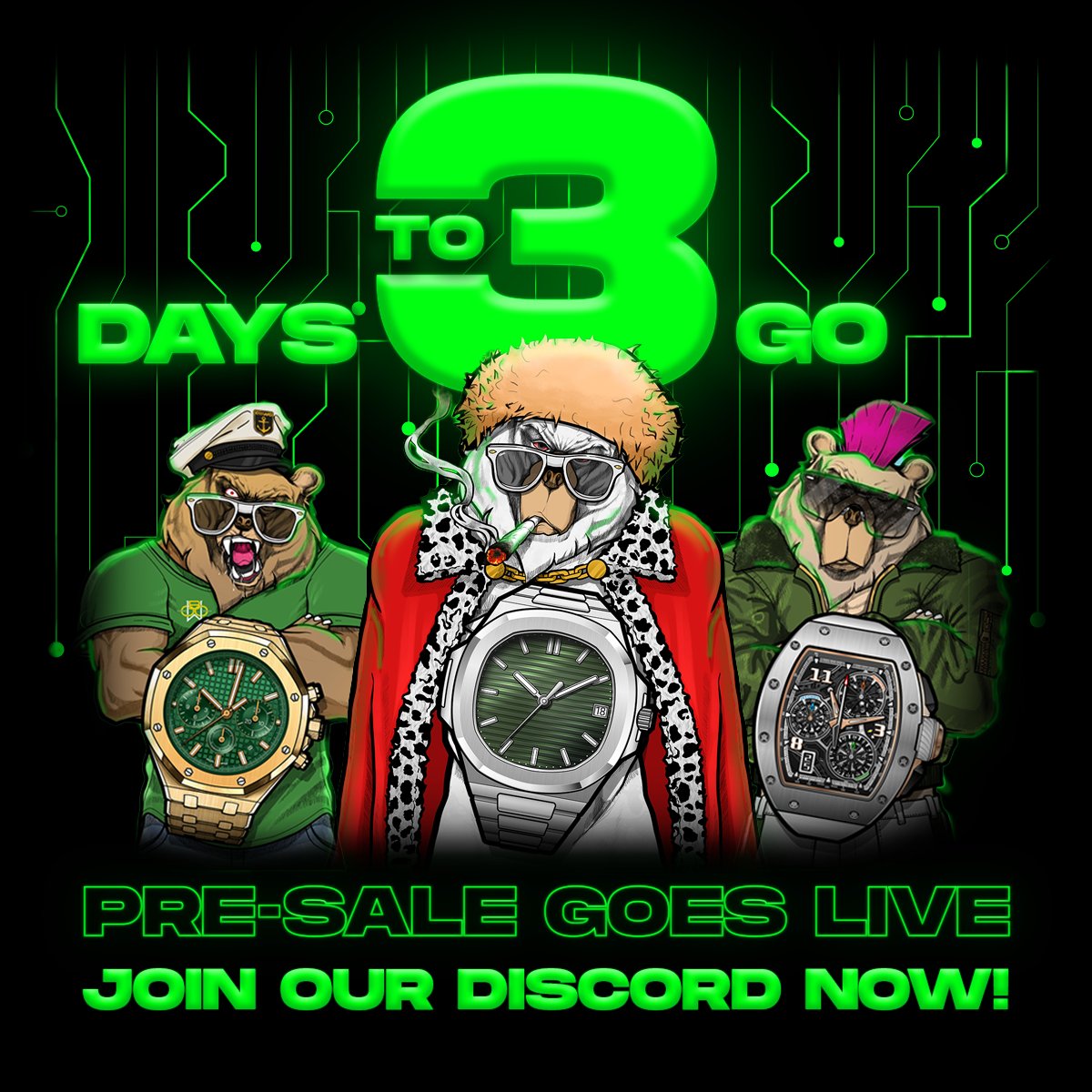 WAITED FOR THIS AND THE DAY IS TODAY!!! Gettin my bears in soon!!! #CBWC #mintcbwc #Metaverse #NFT #CBWCARMY #OpenSeaNFT