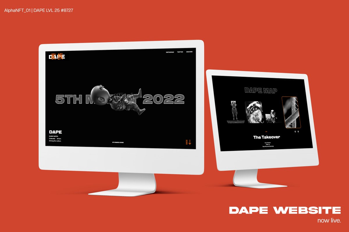 Alpha_Haime's tweet image. DAPE WEBSITE IS NOW LIVE. What an amazing website. 

Contributing since this project has started made me explore my craft more, on editing and designing. 

I'm DAPE-Driven. 
dapenft.com
@farhalx @dapenft @SerpentAU