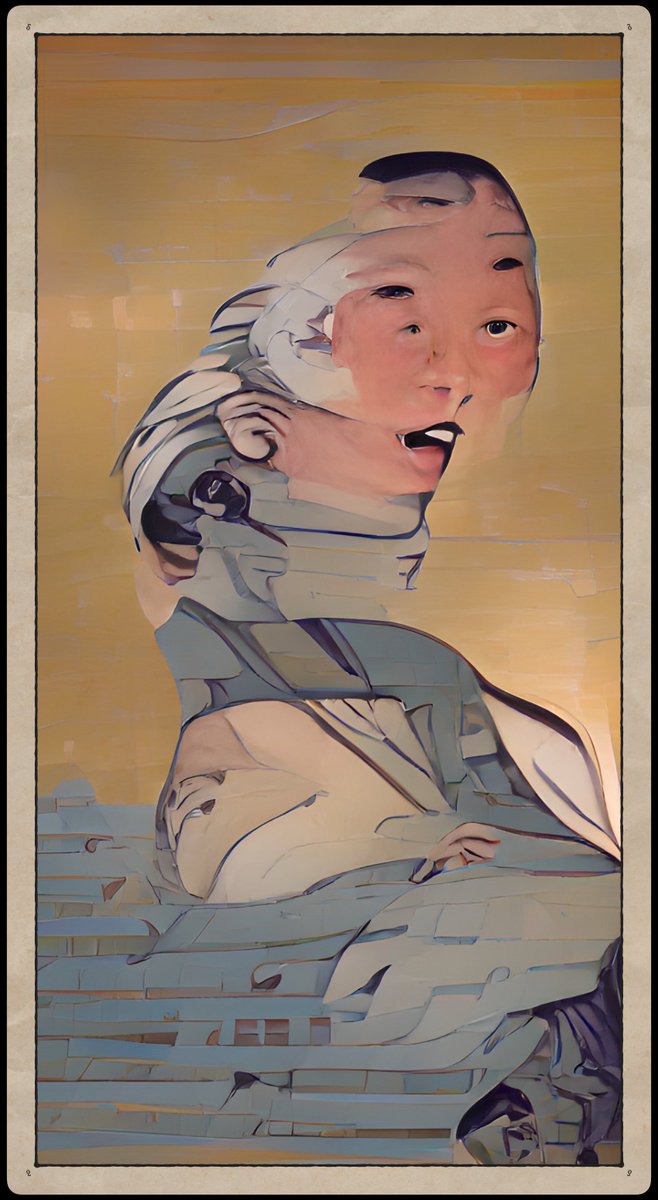 ArticPoor's tweet photo. "A man of great wisdom sometimes smile like a fool."
*
The Past Face of NDCC #0176
- Genderless, 57/330,
- Loop 1/3.
- https://t.co/GPbQ5rQXuz
**
@tezos @AkaswapCom
#NFT #NFTART #TPFD https://t.co/0FSJHqw0Df