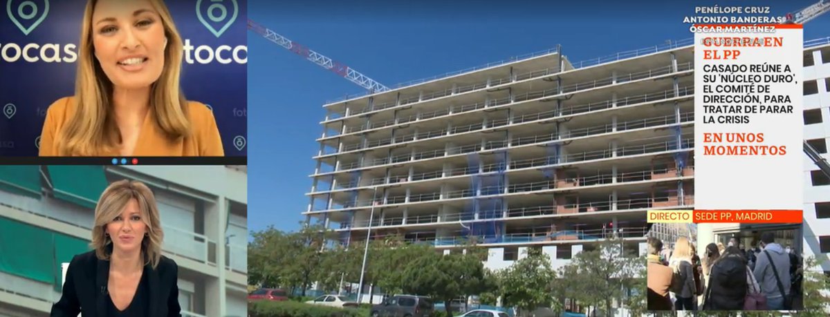 EspejoPublico's tweet photo. 🔴DIRECTO| Se dispara la compra de viviendas. Hablamos de este boom inmobiliario con @MariaMatos_MM, portavoz de @fotocasa

María nos cuenta que tras el confinamiento la gente busca "Luz natural, terrazas y zonas ajardinadas" 

#21FebreroESp

▶ https://t.co/CdeaGxOKoK https://t.co/65mVlJRAEH