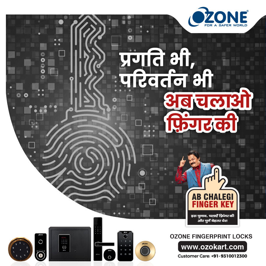 OzoneGroupIndia's tweet photo. The journey to development begins with a single touch. Secure your home with Ozone Fingerprint Locks and Safes today.
To learn more, check out https://t.co/JhLUf4OQNz or call us at +91-9310012300 today.
#OzoneDigitalLocks #AbChalegiFingerKey #FingerprintLocks #OzoneLocks https://t.co/64UFmePkNr