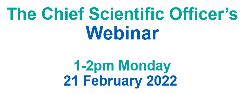 Join us LIVE from 1pm today with our healthcare science cheerleader <a href="/vivienneparry/">Vivienne Parry</a> to hear discussions about learning and leadership with <a href="/CSOSue/">Professor Dame Sue Hill</a>, <a href="/Angelafifty/">Angela Douglas MBE</a>, <a href="/WendyT_99/">Wendy Tindale</a>, <a href="/AvrilDMcCarthy/">Avril McCarthy</a>, <a href="/KateFenna/">Kate Fenna</a> and more. 

bit.ly/CSOWebinarFeb22