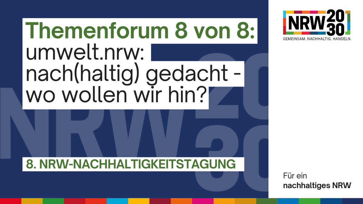 Forum 8/8 am 23.2.: Entwickeln Sie u.a. mit <a href="/KNUW_NRW/">Umweltwirtschaft.NRW</a> <a href="/CircularValley_/">Circular Valley</a> <a href="/HeimatErbe/">HeimatErbe</a> und <a href="/fischedick/">Manfred Fischedick</a> von <a href="/Wupperinst/">Wuppertal Institut</a> ein Leitbild wie wir in #NRW2030 nachhaltig wirtschaften und leben wollen. Infos+Anmeldung: url.nrw/nrwnht22
#Nachhaltigkeit #Zukunft #Vision