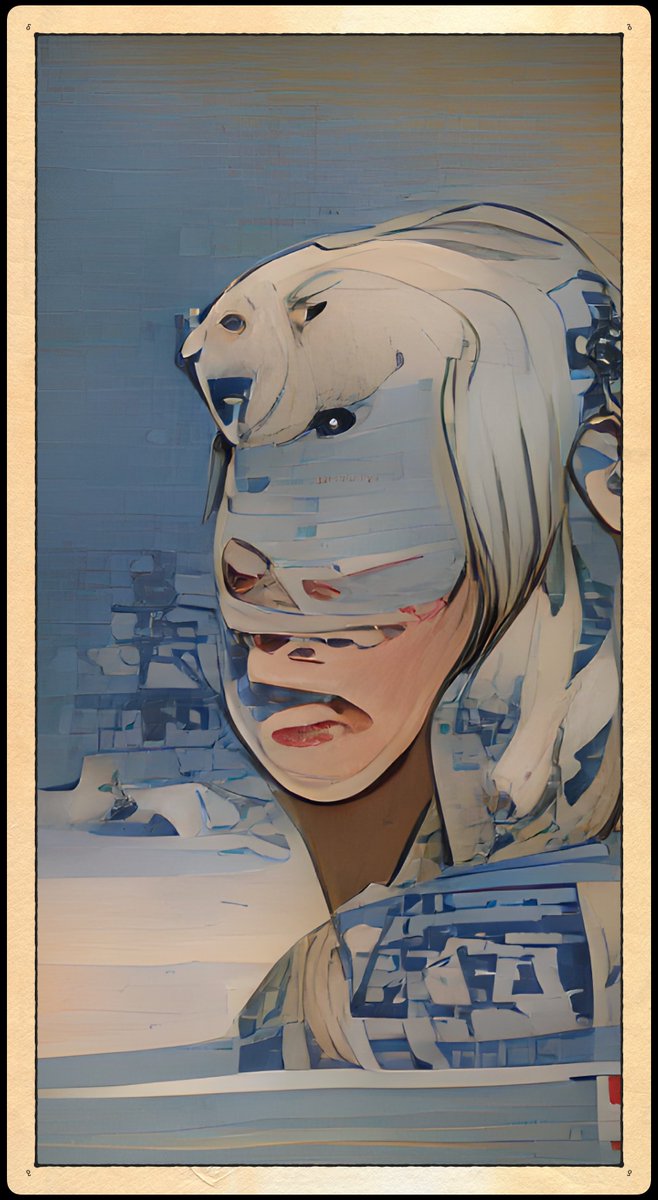 ArticPoor's tweet photo. "Every mask has its meaning."
**
The Past Face of NDCC #0168
- Genderless, 58/330,
- Loop 1/3.
- https://t.co/IopEv66EZu
**
@tezos @AkaswapCom
@nftartgroup @DropYourNFT
#NFT #NFTART #TPFD https://t.co/yGcFg1yJNj