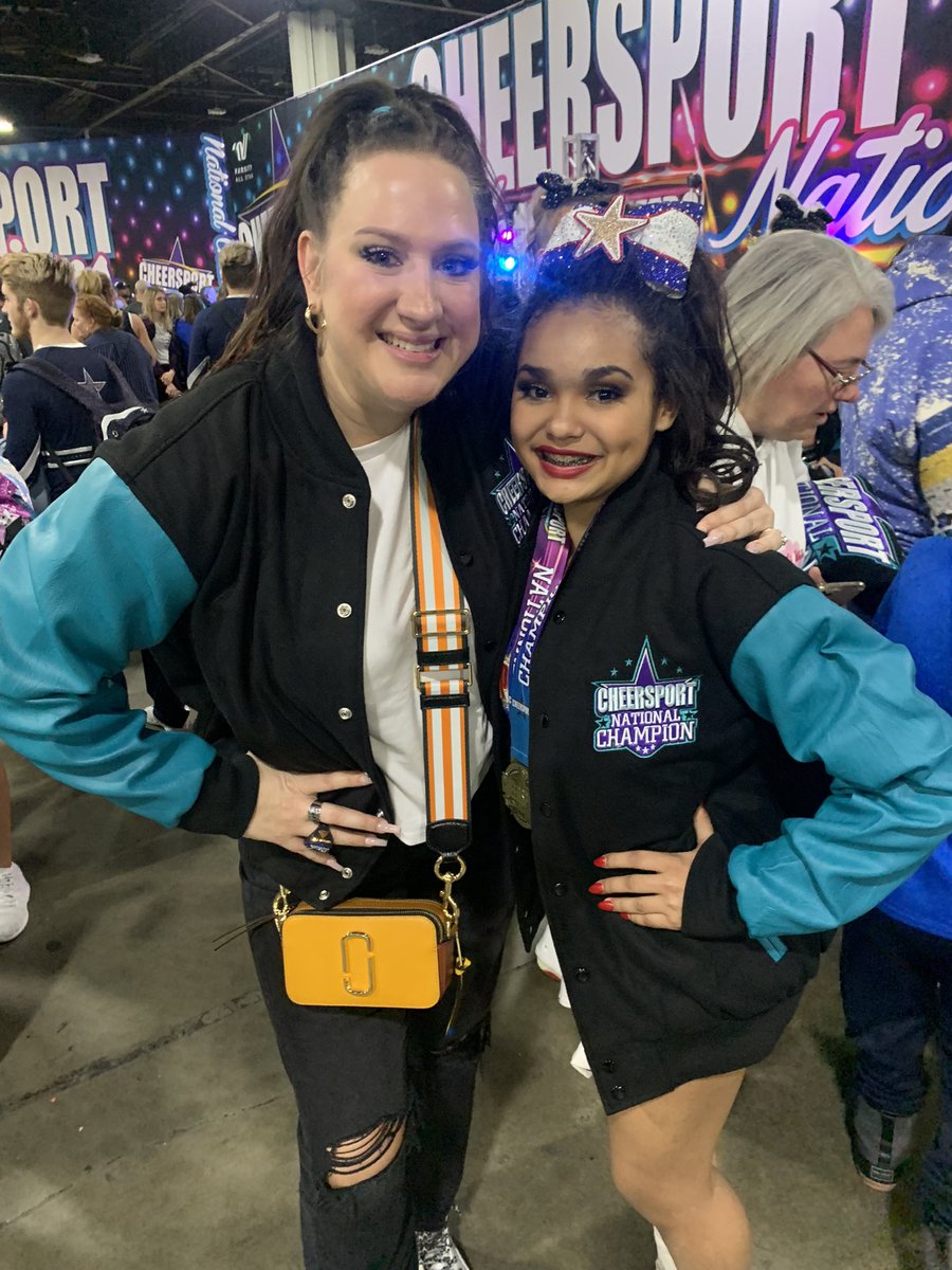 MadiJones08's tweet photo. I’m so proud of my team!!! We just won Cheersport Nationals❤️💛💙 New jacket and ring coming home to West Virginia🏆💍 #FamousSuperstars #JrVanity #J5COED #CHEERSPORT22 https://t.co/xNcz3bMZPm