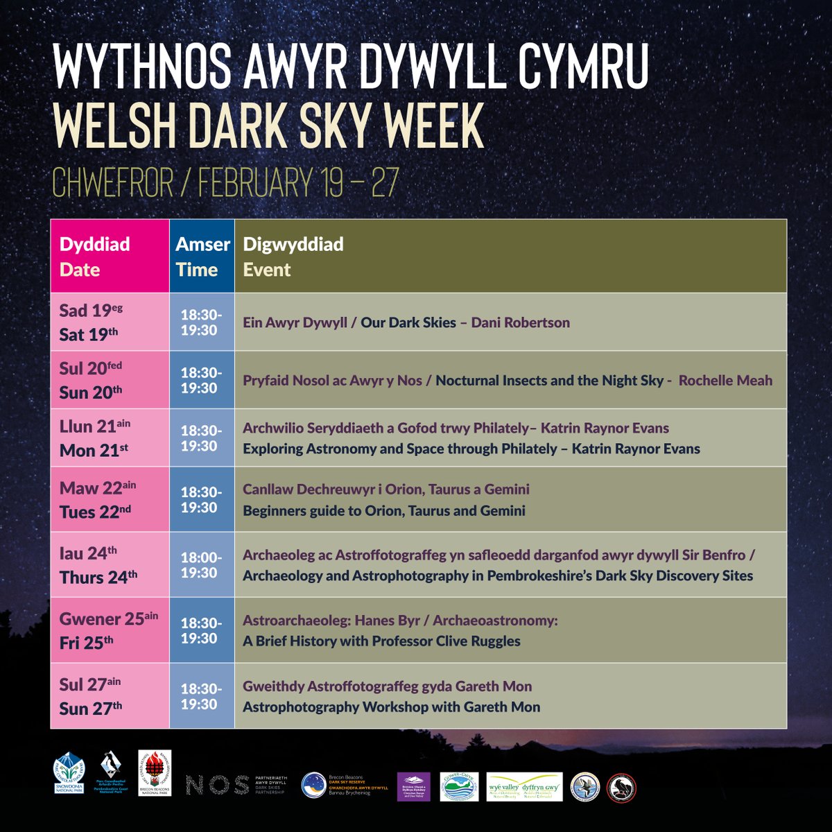 Thanks for speaking to us this morning @boimoel on @BBCRadioCymru about our first ever Welsh Dark Skies Week ✨ There's still time to book on to one of our online events 👇 discoveryinthedark.wales/darkskieswales…