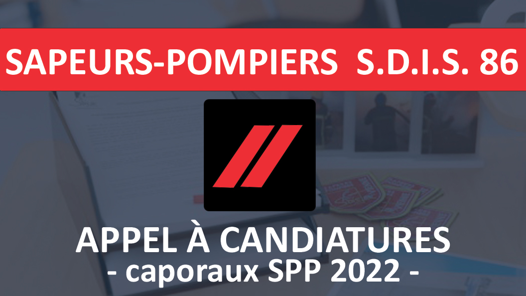 Le #SDIS de la #Vienne86 lance un appel à #candidatures auprès des lauréats du #concours de #caporal #SPP 

+ D'INFOS ICI : 
sdis86.net/Actualites/Le-…