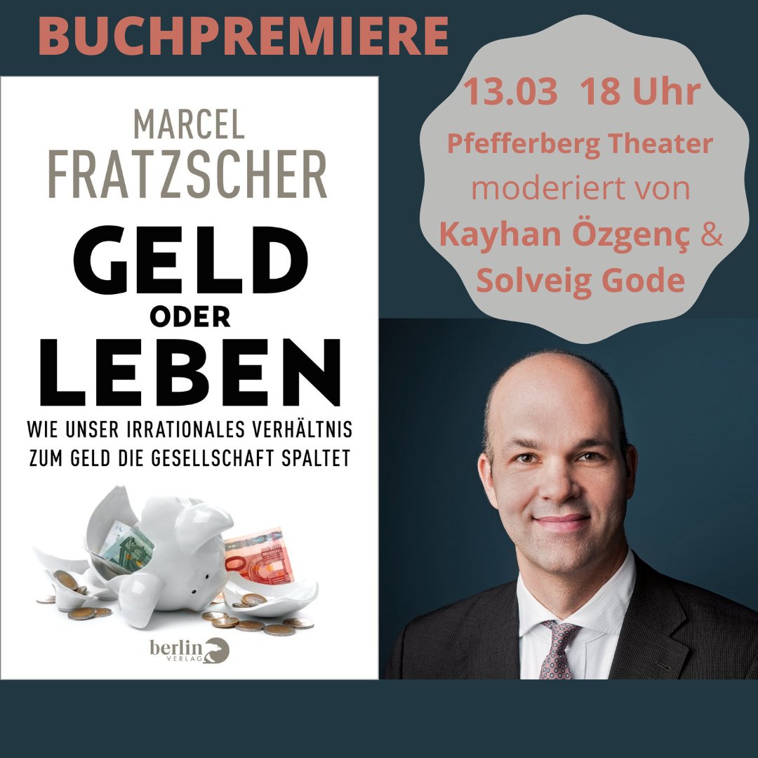 berlinverlag's tweet image. Am 13.03. feiern wir #buchpremiere mit @MFratzscher  und seinem neuen Buch "Geld oder Leben. Wie unser irrationales Verhältnis zum Geld die Gesellschaft spaltet" - moderiert von @SolveigGode und @ZgencKayhan 🎉 Karten &amp;amp; Infos bei @LiteraturLIVE und unter literatur-live-berlin.de/portfolio-item…