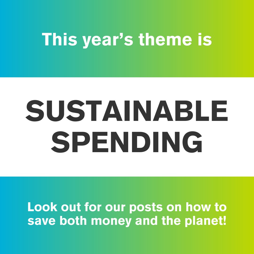 National Student Money Week begins today. This year's theme is 'Sustainable Spending' - you CAN save money and save the planet at the same time!

Keep an eye out for our tips this week, and share them with friends who don't follow us!

#NSMW22 @NASMA_uk