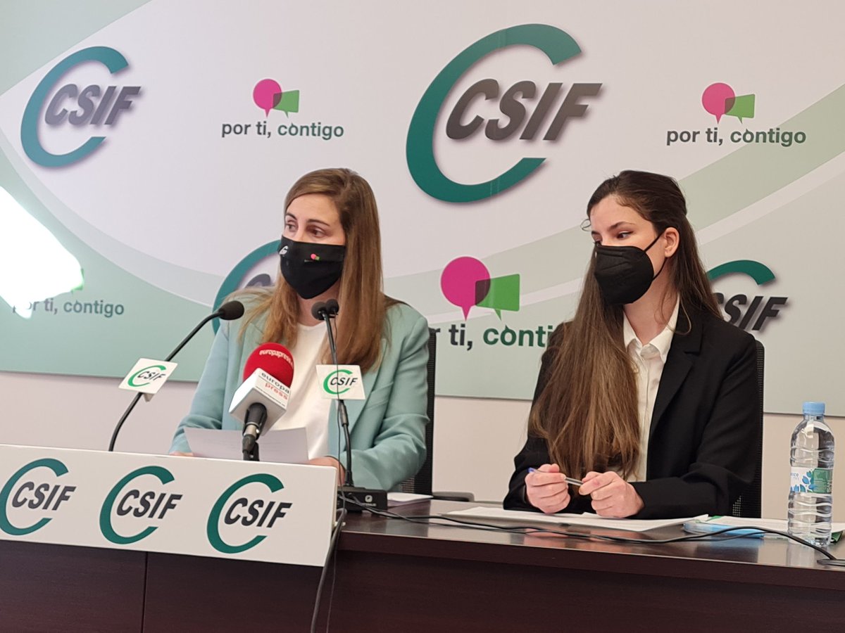 🗣️ Eva Fernández, secretaria nacional de <a href="/IgualdadCSIF/">Igualdad CSIF Secretaría Nacional</a>: "La diferencia entre hombres y mujeres con contratos temporales se multiplica por 10 durante la pandemia".

"El paro en las mujeres se reduce a la mitad de ritmo que en los hombres durante el último año"
#DíaIgualdadSalarial