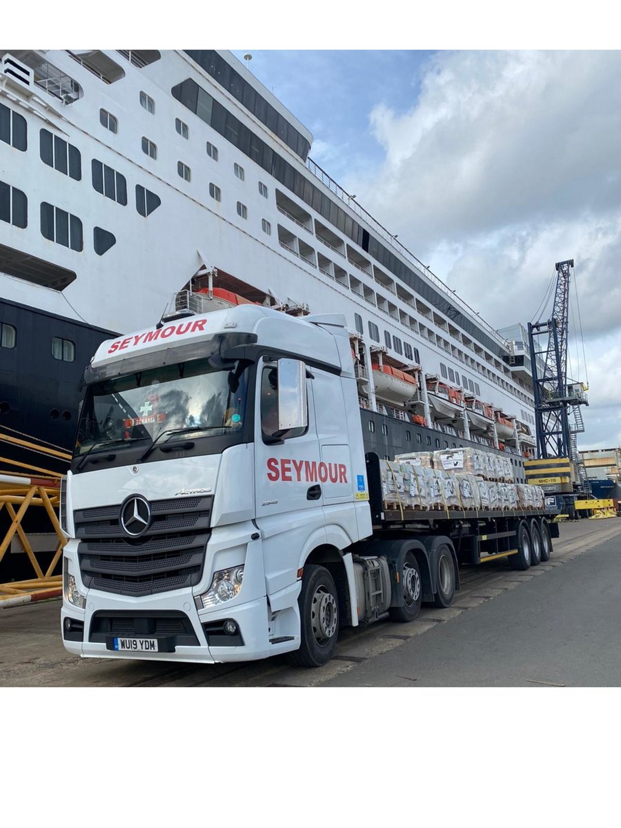 Looking back at a delivery to a cruise ship. These vessels are enormous and made our truck look tiny. 
Seymour Transport provide haulage services all over the UK. If we can help please get in touch.
seymourtransport.co.uk/services/haula… #haulage #ukhaulage #haulagekent #haulagebarnsley #HGV