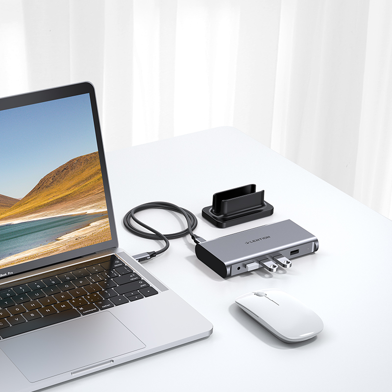 Lention5's tweet photo. LENTION Universal USB-C Docking Station 4K60Hz (CB-D53s)🤓

#dockingstation #dockingstations #laptopstand #officespace #homeoffice #workspaces #standingdesk #discount #discountcode #discounts #macbook #macbookpro #macbookair #macbookcase #macbookpro13 #macbookpro2018 https://t.co/HYxLmE6cIf