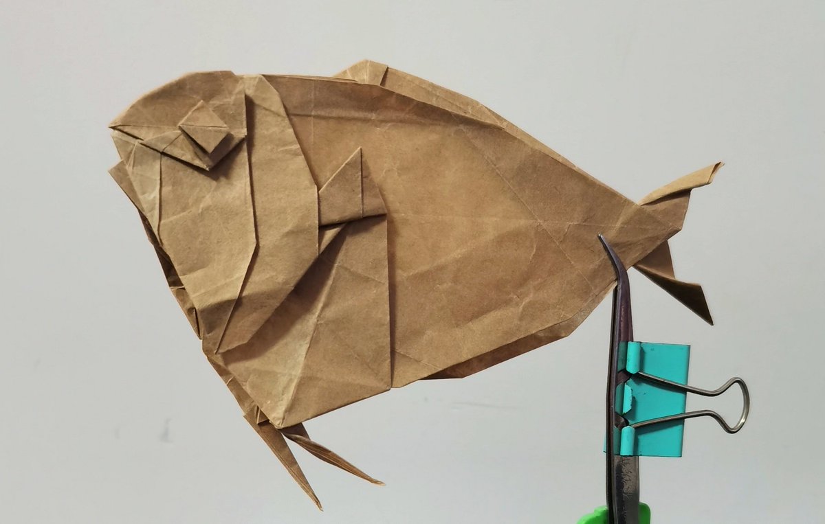 RoneChenchung's tweet image. Moofish 2022 test
Designed and folded by me.