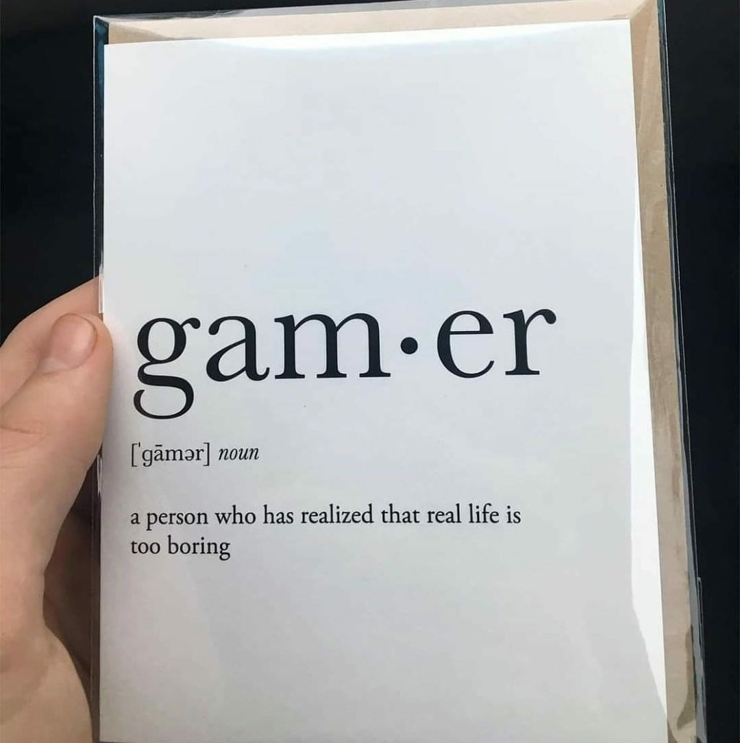 etailcomtr's tweet photo. Gamer nedir ?

Gerçek hayatın çok sıkıcı olduğunu anlayan insan... https://t.co/nSxV4uxsXN