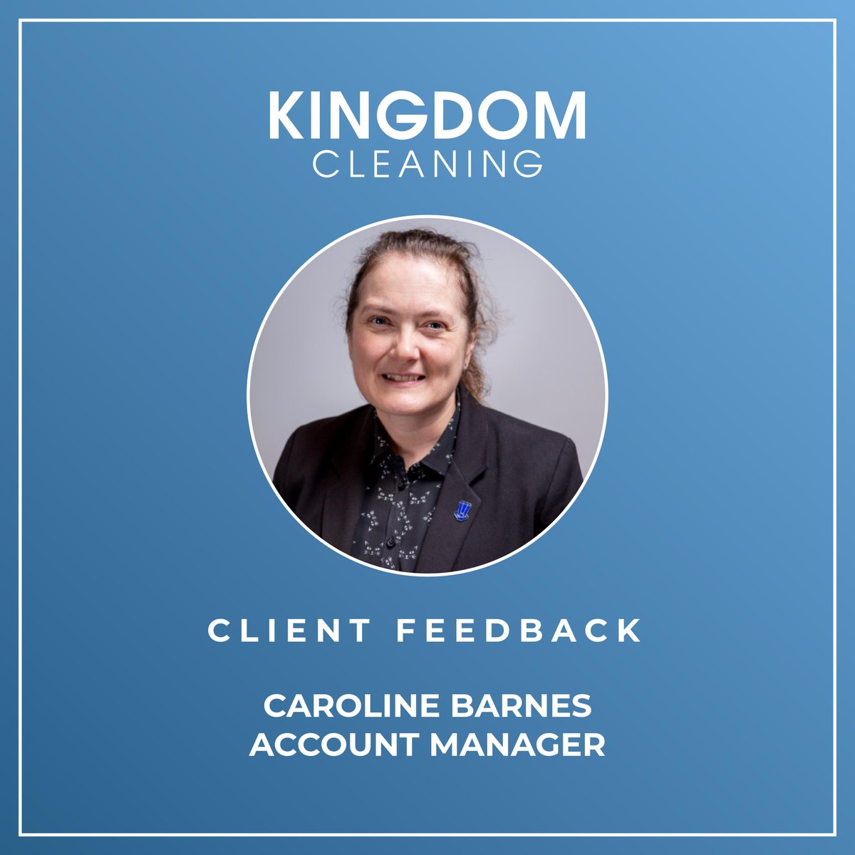 KingdomClean_UK's tweet photo. Thanks to the #SoftServicesManager at #JLL for this wonderful #feedback! It is clear how much of an asset Caroline is, going above and beyond her role. She is a shining example to us all. #ThankYou Caroline for your continued hard work & dedication #Recognition #ClientFeedback https://t.co/kwj2HxlDV2