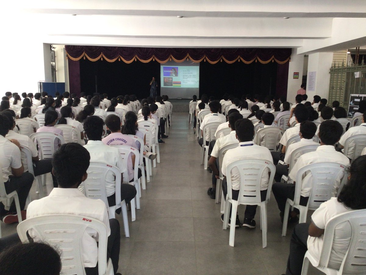 Sharing with a hall full of inquisitive minds about the receding forests my country <a href="/mauritius/">Mauritius</a> is facing. Commending the efforts made by <a href="/FSC_IC/">Forest Stewardship Council</a>, <a href="/UN_Mauritius/">UN Mauritius</a> <a href="/SeeMauritius/">Mauritius Tourism</a> Ss thought that they need to be responsible consumers &amp; eco advocates. @IVSChennai <a href="/SDGActors/">SDG Actors</a> <a href="/sdg_africa/">SDGAfrica</a>