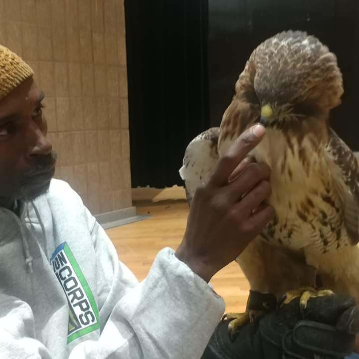 A touch of love
#RodneysRaptors 
#DippysDream 
#BigChuck