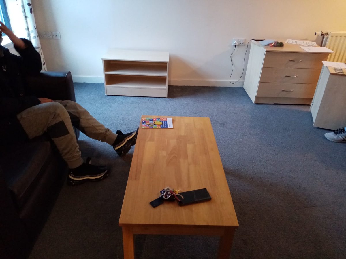 ApexGandT's tweet photo. A very exciting moment for one of our RAFT young people who got their first flat last week and moved in. We look forward to seeing this next chapter for you 🏠 Congrats 👏 #firsthome #movingweek #RAFT #PeopleMakeApex #newchapter https://t.co/zPlOEiRCcK